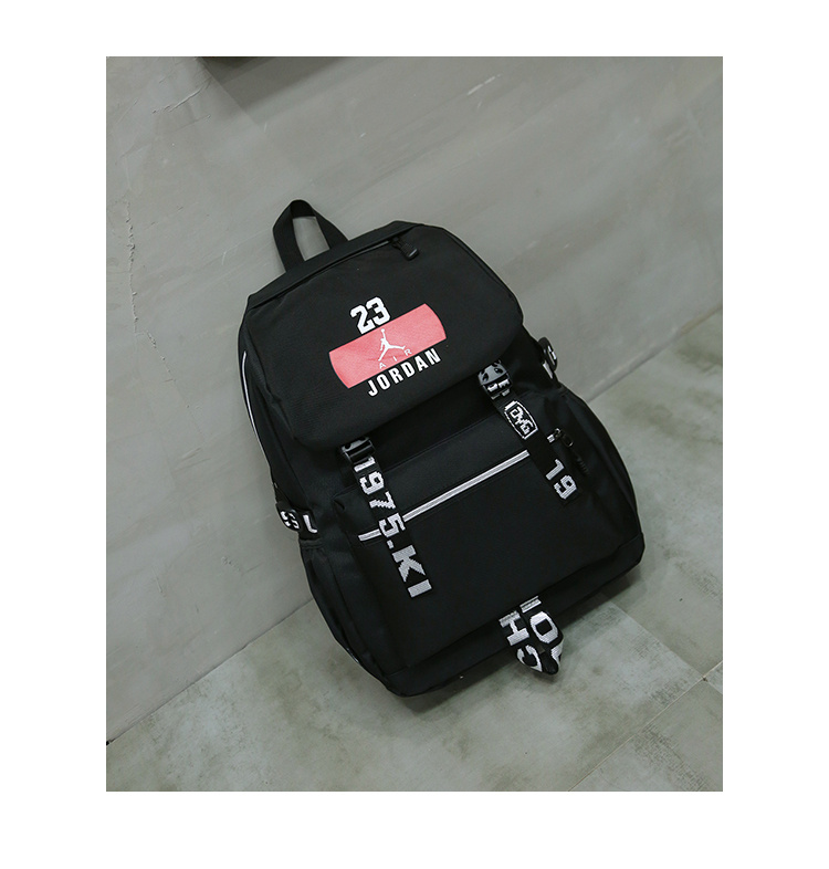 Air Jordan Backpack with 23 Number Black